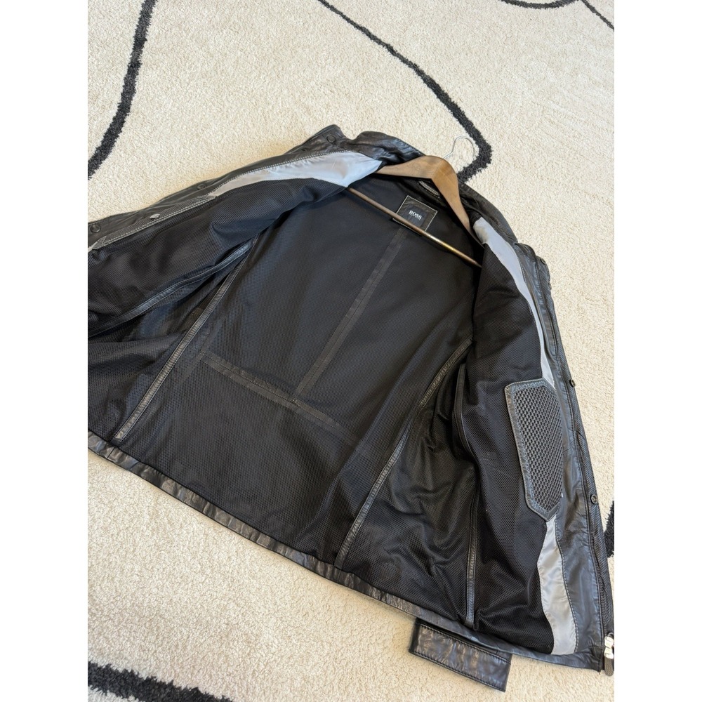 Hugo Boss - McLaren Limited Edition Aniline Leather Jacket Size‎ 42R - Picture 7 of 16